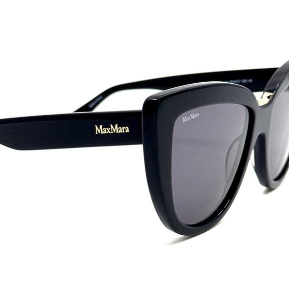 NEW!!! MAXMARA Sunglasses Spark2 MM0076 01A Authentic - Picture 6 of 12